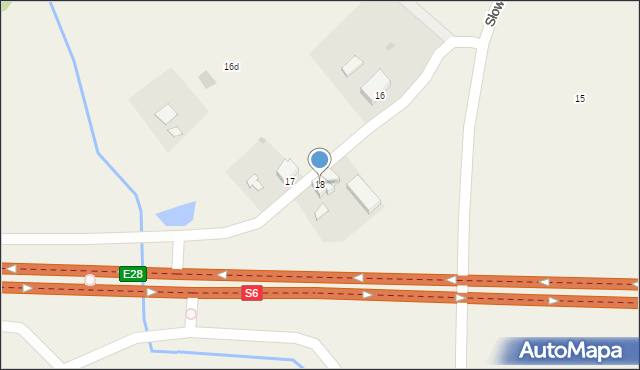 Słowienkowo, Słowienkowo, 18, mapa Słowienkowo