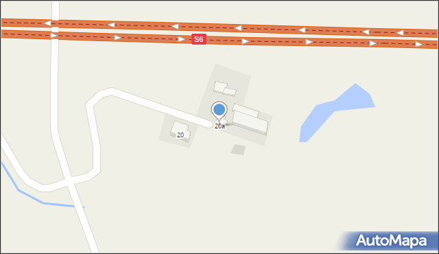 Słowienkowo, Słowienkowo, 20a, mapa Słowienkowo