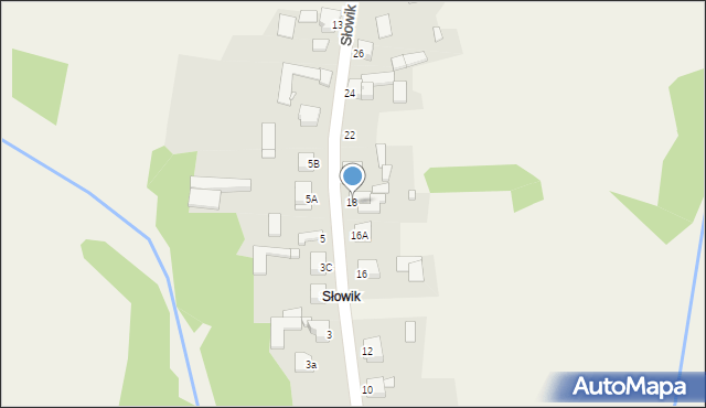 Słowik, Słowik, 18, mapa Słowik
