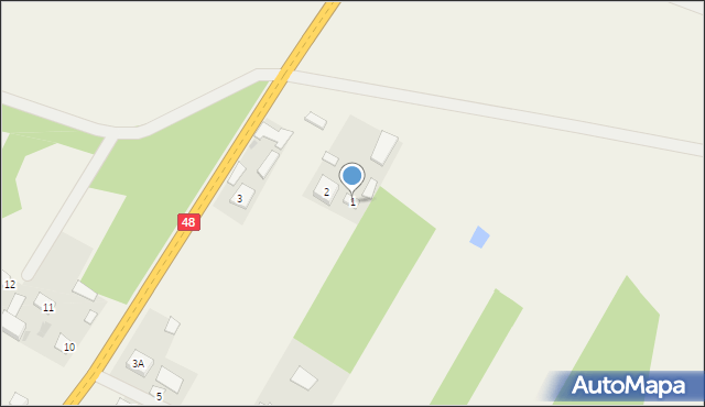 Słowiki-Folwark, Słowiki-Folwark, 1, mapa Słowiki-Folwark