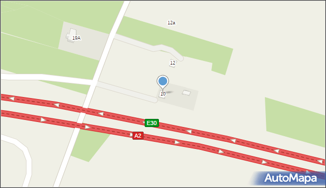 Słuchocin, Słuchocin, 10, mapa Słuchocin