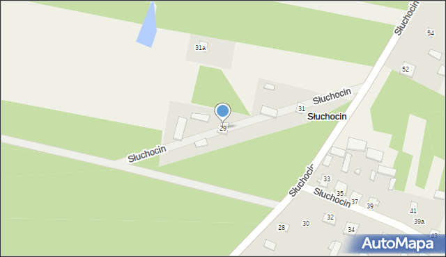 Słuchocin, Słuchocin, 29, mapa Słuchocin