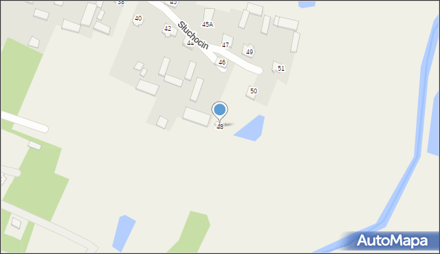 Słuchocin, Słuchocin, 48, mapa Słuchocin