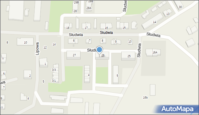 Słudwia, Słudwia, 26b, mapa Słudwia