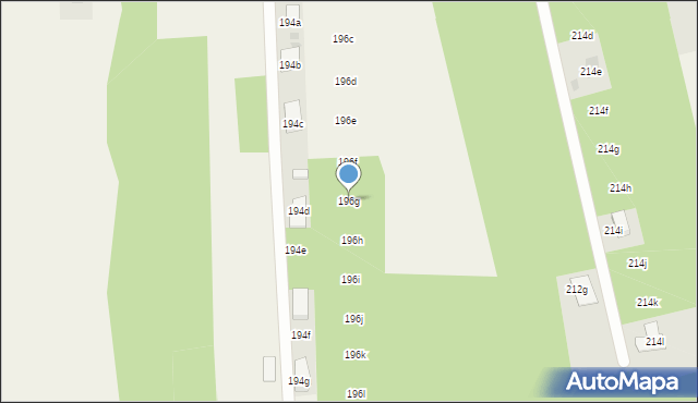 Sługocice, Sługocice, 196g, mapa Sługocice