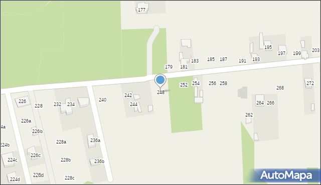 Sługocice, Sługocice, 248, mapa Sługocice