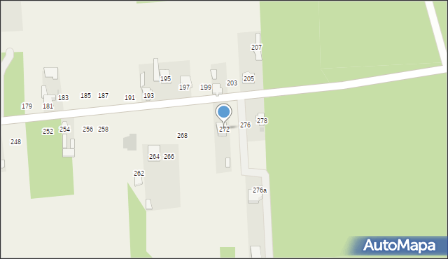 Sługocice, Sługocice, 272, mapa Sługocice