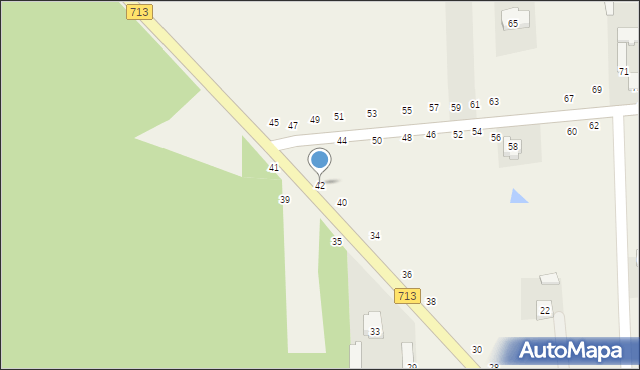 Sługocice, Sługocice, 42, mapa Sługocice