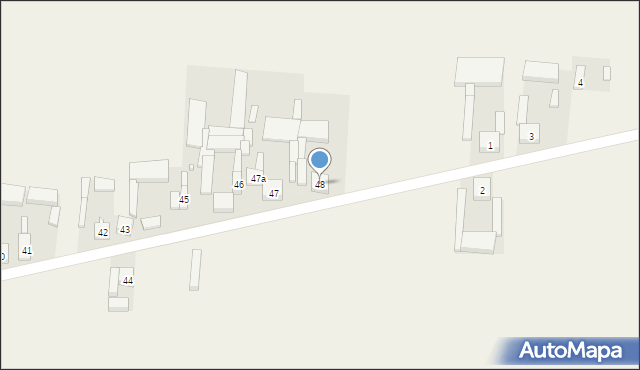 Sługocice, Sługocice, 48, mapa Sługocice