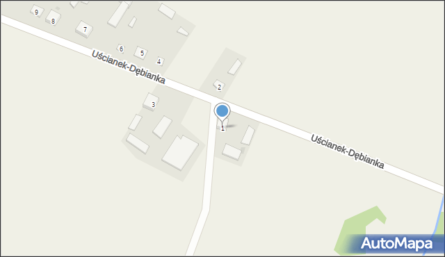 Słup, Słup, 1, mapa Słup