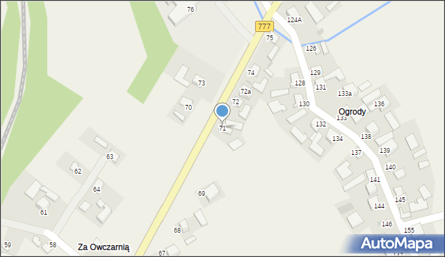 Słupcza, Słupcza, 71, mapa Słupcza
