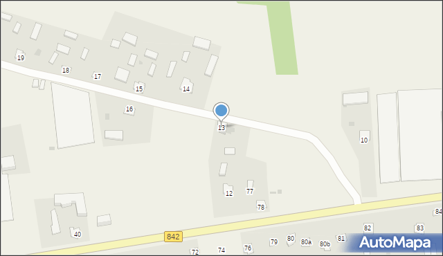 Słupeczno, Słupeczno, 13, mapa Słupeczno