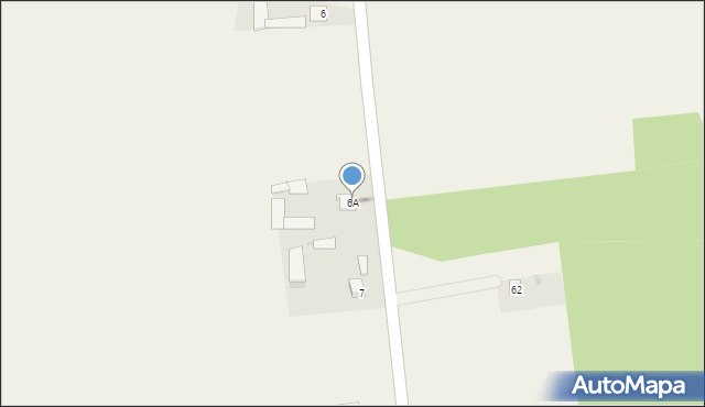 Słupeczno, Słupeczno, 6A, mapa Słupeczno