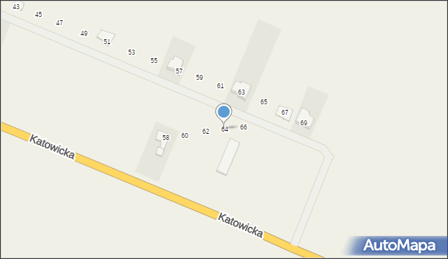 Słupia pod Kępnem, Słoneczna, 64, mapa Słupia pod Kępnem