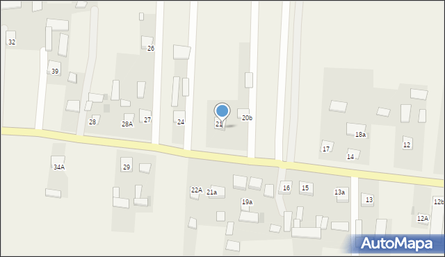 Słupie, Słupie, 31, mapa Słupie