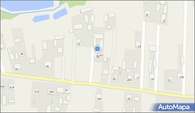 Słupie, Słupie, 39, mapa Słupie