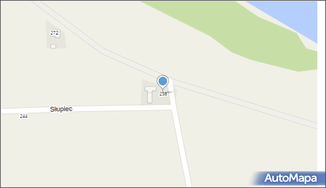 Słupiec, Słupiec, 238, mapa Słupiec