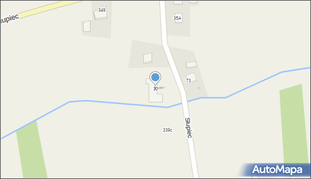 Słupiec, Słupiec, 30, mapa Słupiec