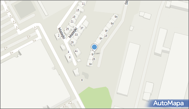 Słupsk, Sławieńska, 24, mapa Słupska