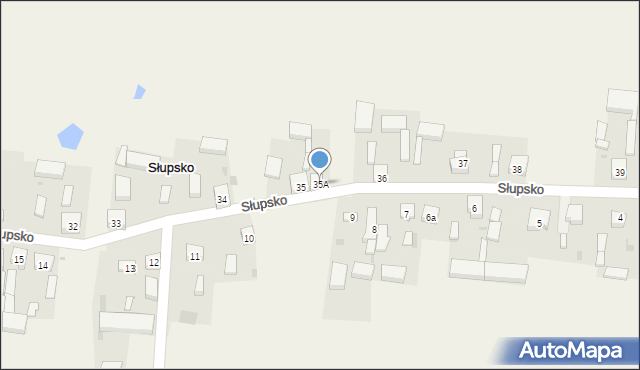 Słupsko, Słupsko, 35A, mapa Słupsko