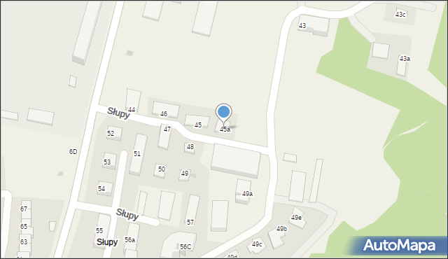 Słupy, Słupy, 45a, mapa Słupy