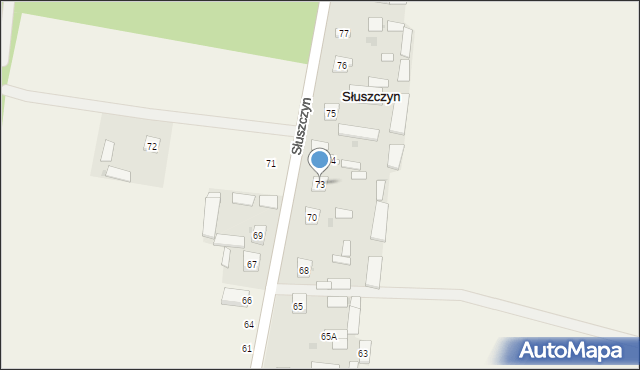Słuszczyn, Słuszczyn, 73, mapa Słuszczyn