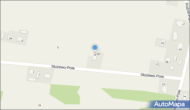 Służewo, Służewo, 4, mapa Służewo