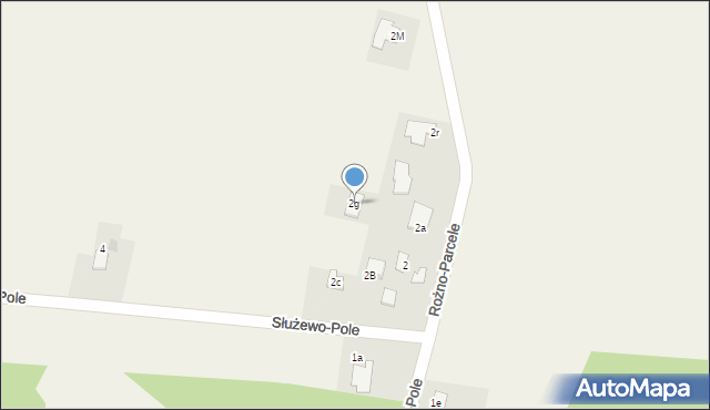 Służewo-Pole, Służewo-Pole, 2g, mapa Służewo-Pole