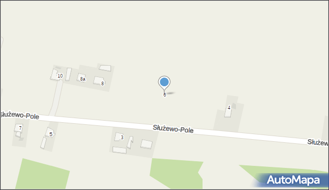 Służewo-Pole, Służewo-Pole, 6, mapa Służewo-Pole