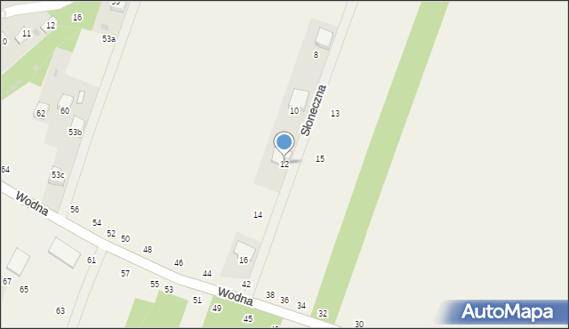 Smardzewice, Słoneczna, 12, mapa Smardzewice