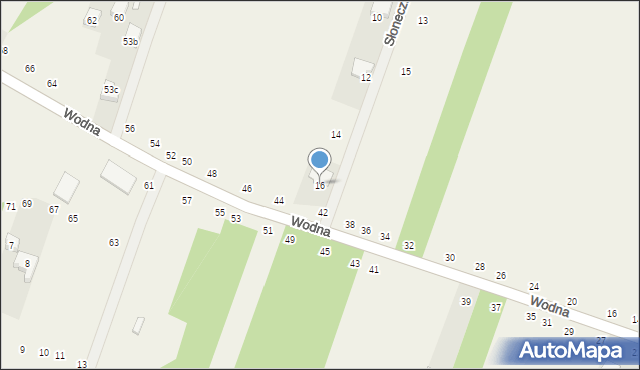 Smardzewice, Słoneczna, 16, mapa Smardzewice