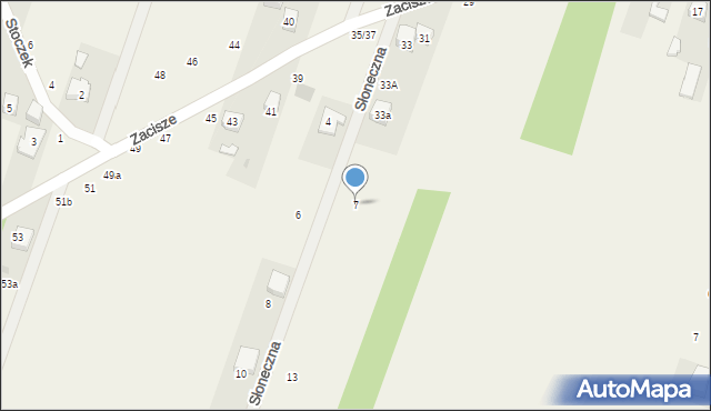 Smardzewice, Słoneczna, 7, mapa Smardzewice