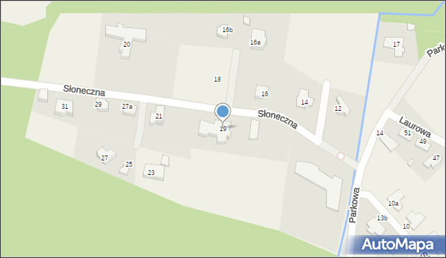Smolec, Słoneczna, 19, mapa Smolec