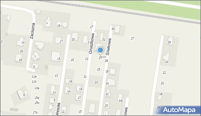 Sobolewo, Śliwkowa, 27, mapa Sobolewo