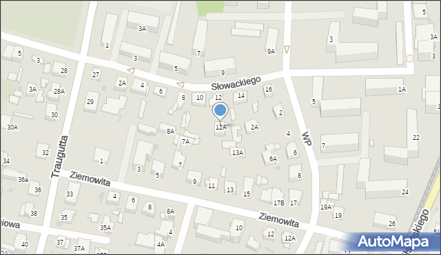 Sochaczew, Słowackiego Juliusza, 12A, mapa Sochaczew