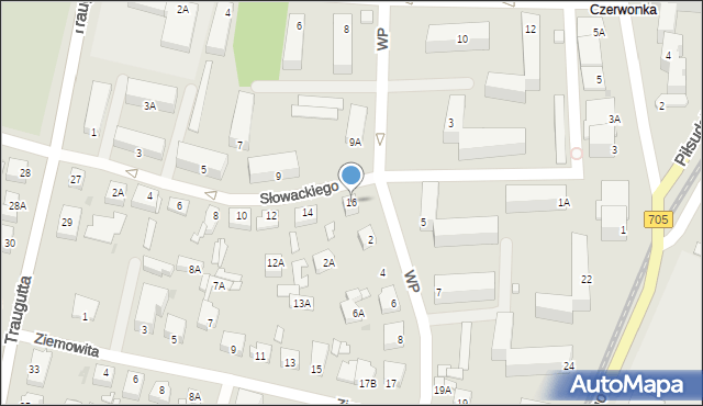 Sochaczew, Słowackiego Juliusza, 16, mapa Sochaczew