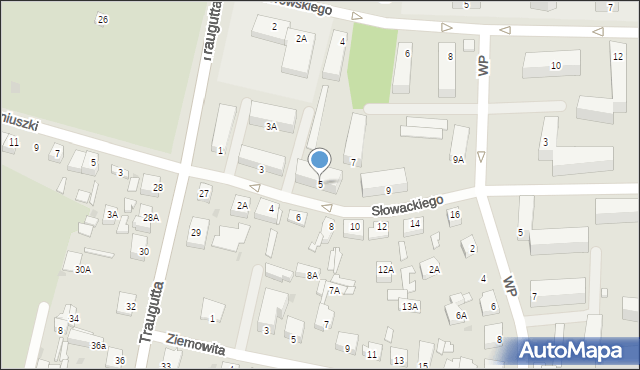 Sochaczew, Słowackiego Juliusza, 5, mapa Sochaczew