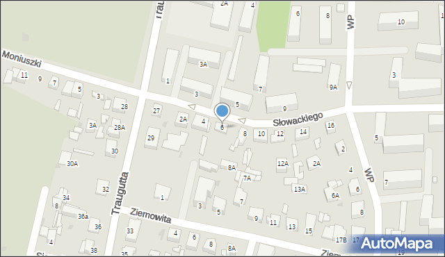 Sochaczew, Słowackiego Juliusza, 6, mapa Sochaczew