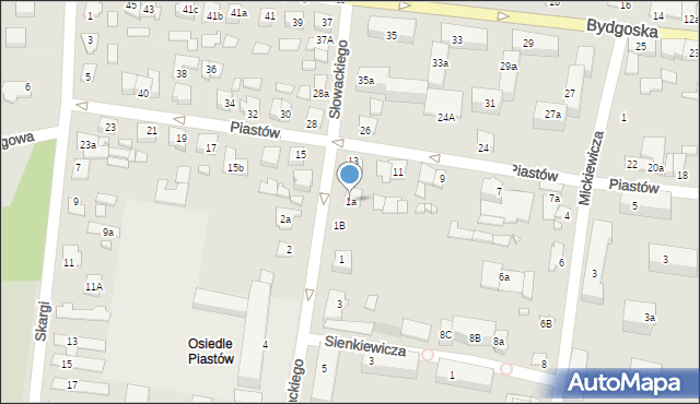 Solec Kujawski, Słowackiego Juliusza, 1a, mapa Solec Kujawski
