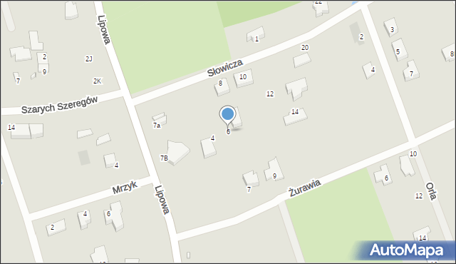 Solec Kujawski, Słowicza, 6, mapa Solec Kujawski
