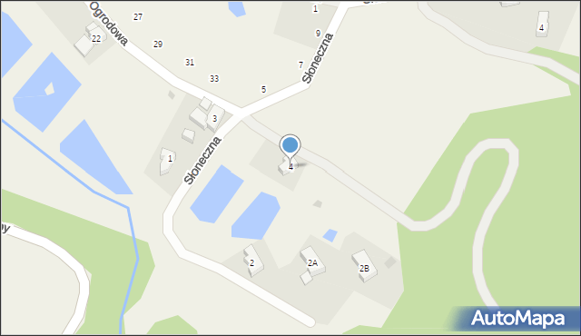 Sosnówka, Słoneczna, 4, mapa Sosnówka