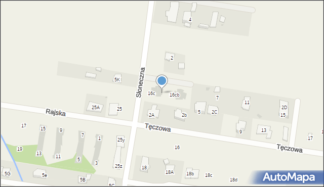 Stanisławów Pierwszy, Słoneczna, 16ca, mapa Stanisławów Pierwszy