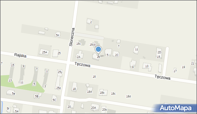 Stanisławów Pierwszy, Słoneczna, 2b, mapa Stanisławów Pierwszy