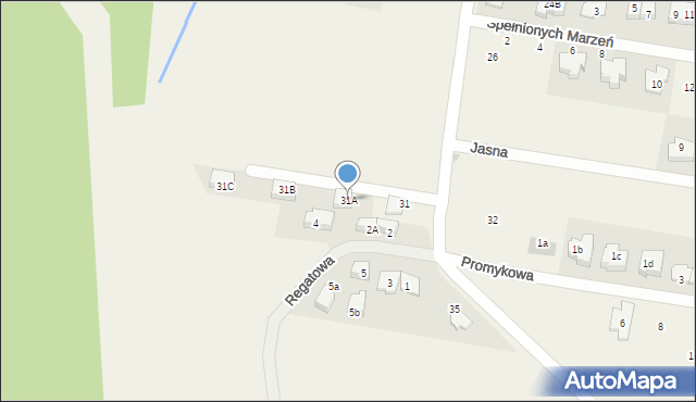Stanisławów Pierwszy, Słoneczna, 31A, mapa Stanisławów Pierwszy