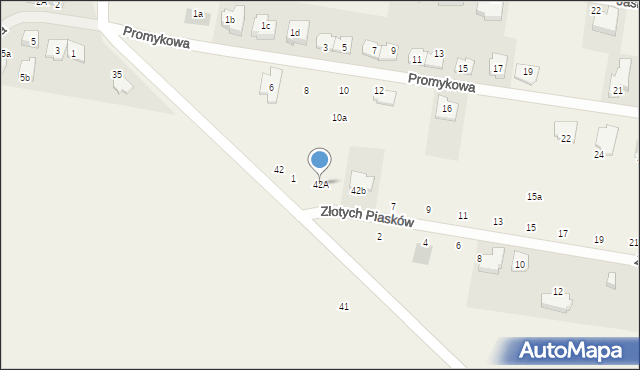 Stanisławów Pierwszy, Słoneczna, 42A, mapa Stanisławów Pierwszy