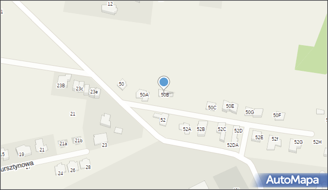 Stanisławów Pierwszy, Słoneczna, 50B, mapa Stanisławów Pierwszy
