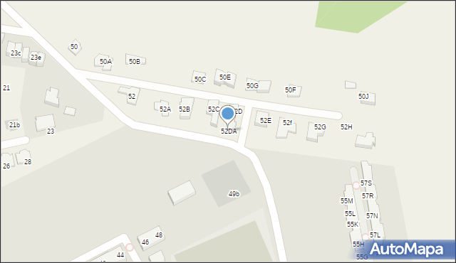 Stanisławów Pierwszy, Słoneczna, 52DA, mapa Stanisławów Pierwszy