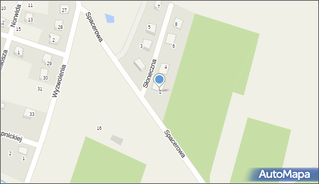 Stara Kiszewa, Słoneczna, 2, mapa Stara Kiszewa
