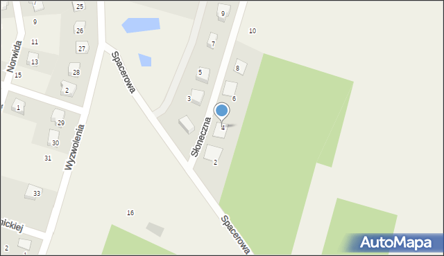 Stara Kiszewa, Słoneczna, 4, mapa Stara Kiszewa