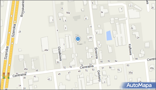 Starowa Góra, Słomiana, 2, mapa Starowa Góra